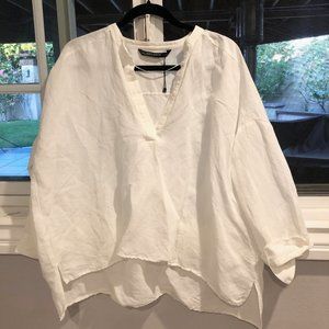 White Oversized Blouse